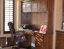Stained Wood Office